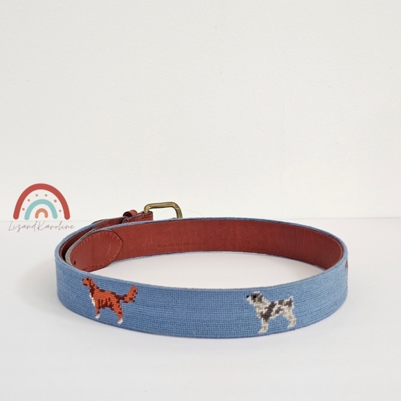New! Smathers & Branson x J. Crew Dog Needlepoint Belt - Picture 7 of 14